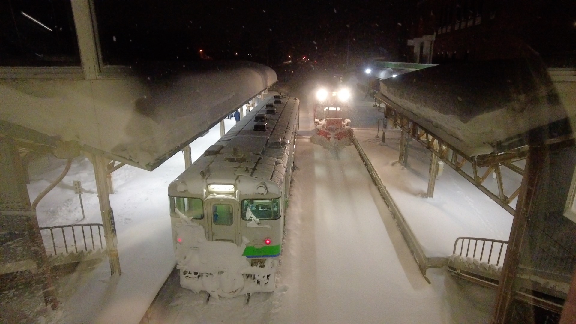 （乗車記）根室本線 赤平駅 → 滝川駅　除雪車が来た！＆ キハ40系が動いた！＆ そして滝川駅に辿り着いた！